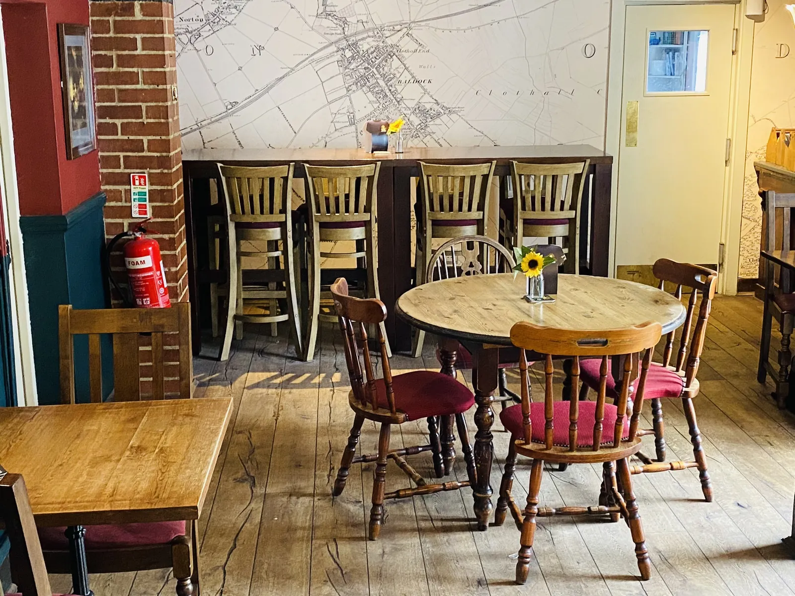 Historic interior of the White Lion